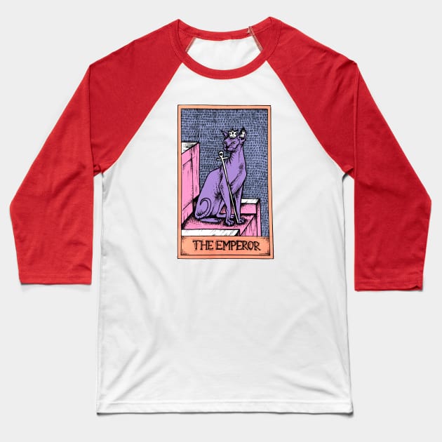 The Emperor Baseball T-Shirt by dezintegracija